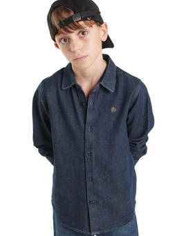 RARE ONES - Boys Blue Cotton Blend Shirt