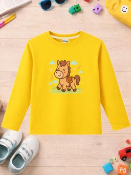 The Natkhat Tales - Unisex Mustard Cotton T-shirt