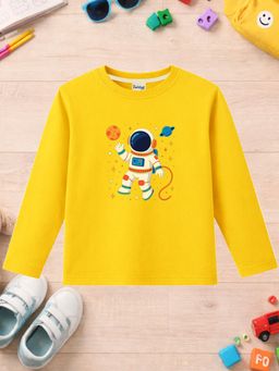 The Natkhat Tales - Unisex Mustard Cotton T-shirt