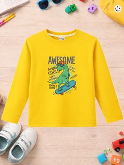 The Natkhat Tales - Unisex Mustard Cotton T-shirt
