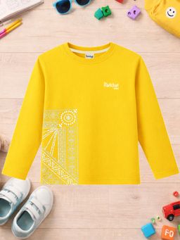 The Natkhat Tales - Unisex Mustard Cotton T-shirt