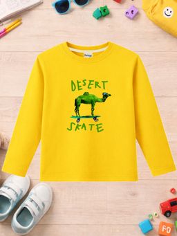 The Natkhat Tales - Unisex Mustard Cotton T-shirt