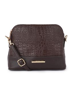 Lapis O Lupo - Brown Animal Print Sling and Cross bags