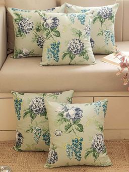 The Home Story - Multi-Color Floral Cotton Cushion Cover