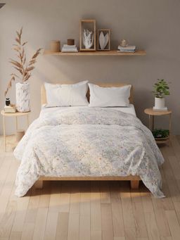 KOPA - Blue Floral Microfibre Comforter (Double)