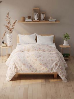KOPA - Pink Floral Microfibre Comforter (Double)