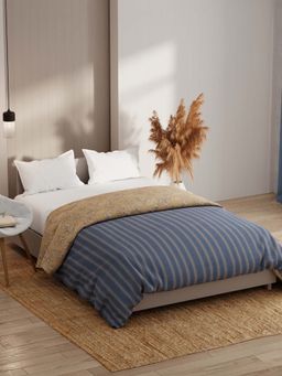 KOPA - Blue Floral Microfibre Comforter (Double)
