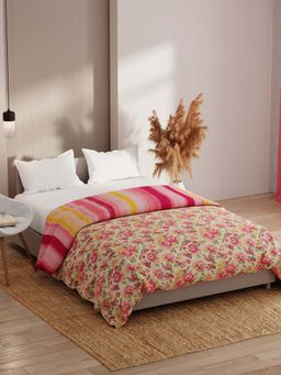 KOPA - Multi-Color Floral Microfibre Comforter (Double)