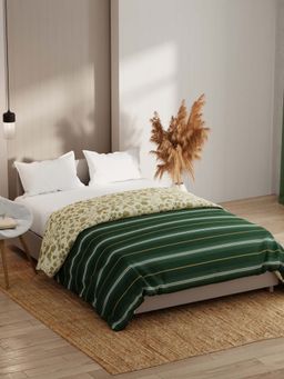 KOPA - Green Abstract Microfibre Comforter (Double)