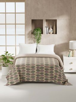 KOPA - Green Floral Microfibre Dohar (Double)