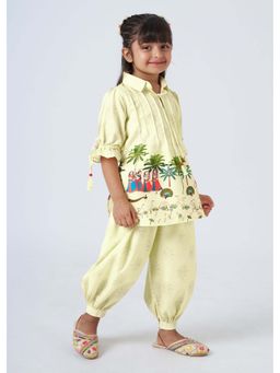 Hopscotch - Cotton Graphic Ethnic Salwar Suit Set