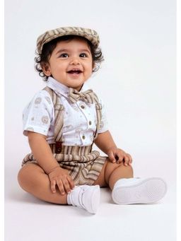 Hopscotch - Lion Pure Cotton 5-Piece Formal Set - White
