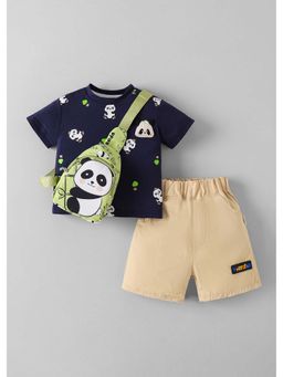 Hopscotch - Panda T-Shirt with Shorts and Bag