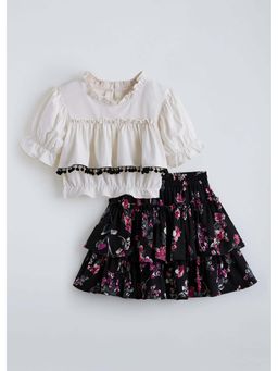 Hopscotch - Floral Top and Skirt Set