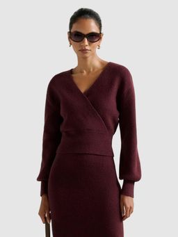 Forever New - Sloane Petite Wrap Knit Sweater
