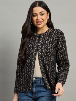 Duke - Women Full Sleeve Front Open Regular Fit Cardigan