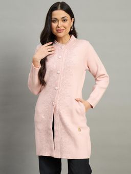 Duke - Women Full Sleeve Self Design Cardigan