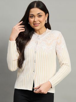 Duke - Women Full Sleeve Front Open Slim Fit Cardigan