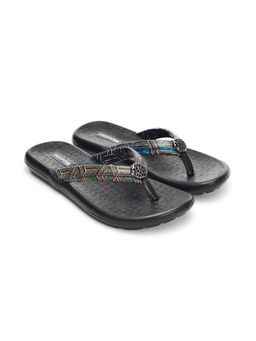 HOPPA - Black Round Toe Flipflops