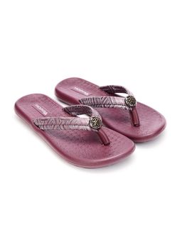 HOPPA - Wine Round Toe Flipflops