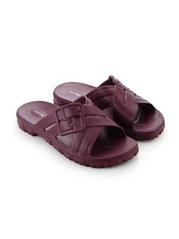 HOPPA - Wine Round Toe Sandal