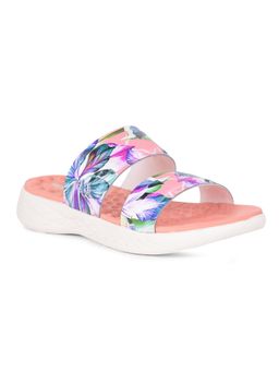 LIBERTY - Peach Platform Round Toe Sandal