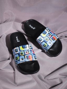 LIBERTY - Blue Round Toe Sliders