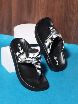 LIBERTY - Black Platform Round Toe Sandal
