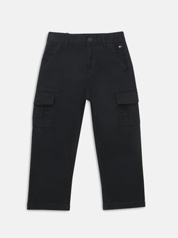 Tommy Hilfiger - Boys Black Solid Cargo