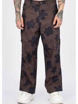 Eszett - Floral Printed Baggy Cargo