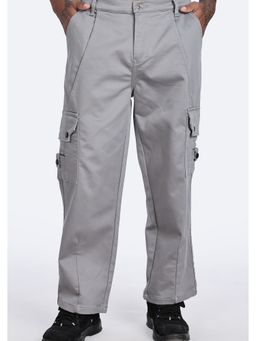 Eszett - Grey Baggy Stretch Twill Cargo