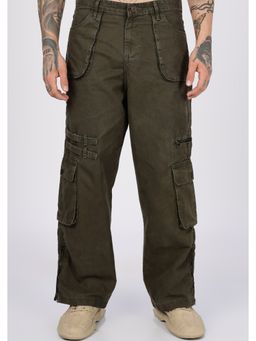 Eszett - Green Canvas Multi- Pocket Cargo
