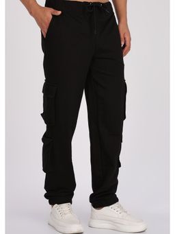 Eszett - Multi Pockets Black Cargo Joggers