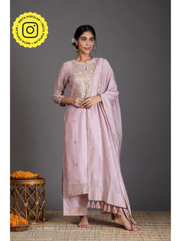 Kameez - Haze & Gold Kurta Set - (Set of 4)