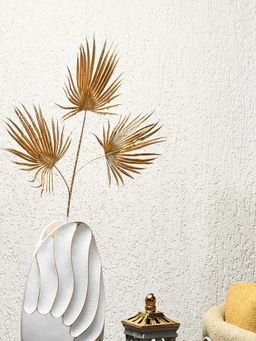 At Home by Nilkamal - Artificial Palm Leaf Stick (Gold)