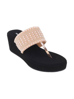 Mochi - Women Synthetic Peach Wedges