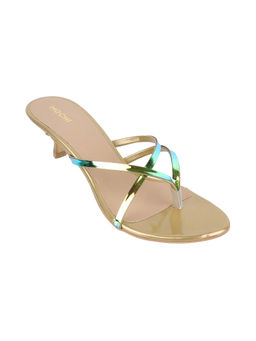 Mochi - Women Synthetic Antic Gold Slip On Sandals