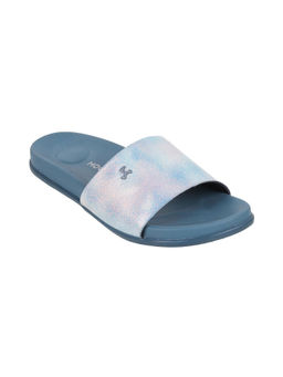 Mochi - Women Synthetic Blue Sliders
