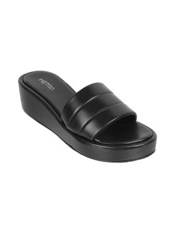 Metro - Women Synthetic Black Sandals