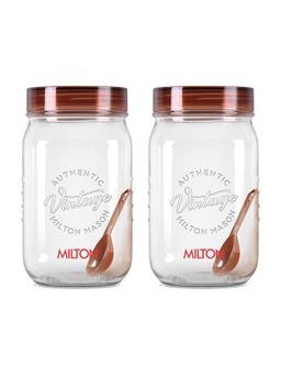 Milton - Vintage Airtight Containers with Spoons (Pack Of 2)