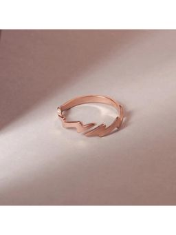 Salty Alpha - Men Panther Rose Gold Band Ring