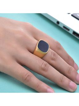 Salty Alpha - Men Scott Kay Golden Black Ring