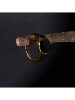 Salty Alpha - Men Vintage Punk Golden Ring