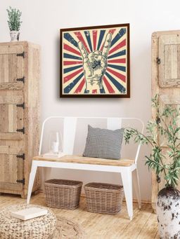 The Art House - Abstract Painting Multicolor (30X30 Inches)