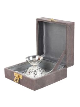 Amaya Decors - Silver Tortoise Akhand Dia Gold