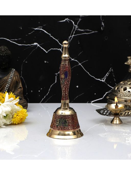 Amaya Decors Gold Brass Bell