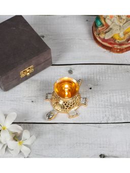 Amaya Decors - Gold Tortoise Akhand Dia
