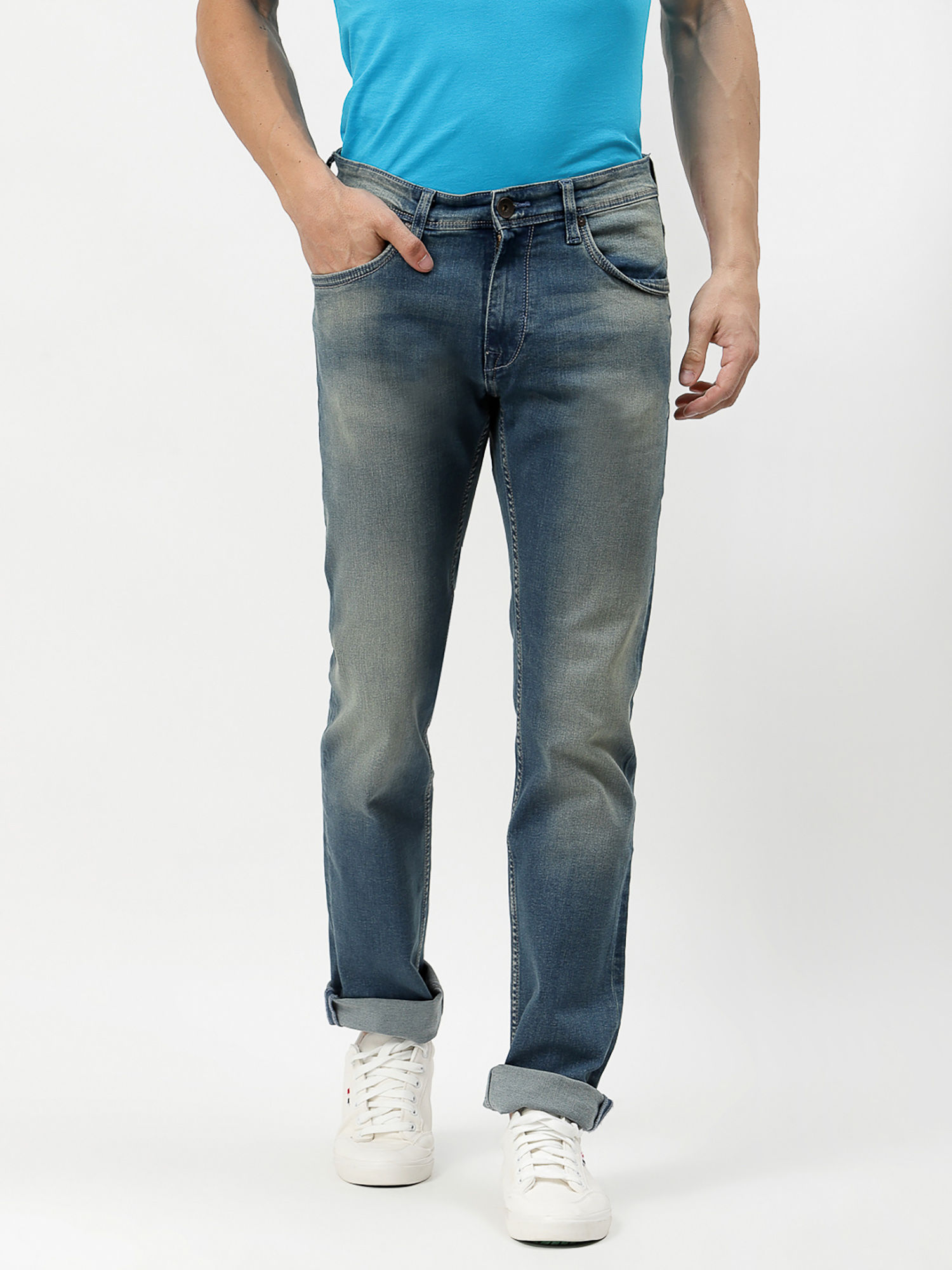 Buy Pepe Jeans Men's Light Used Jeans 