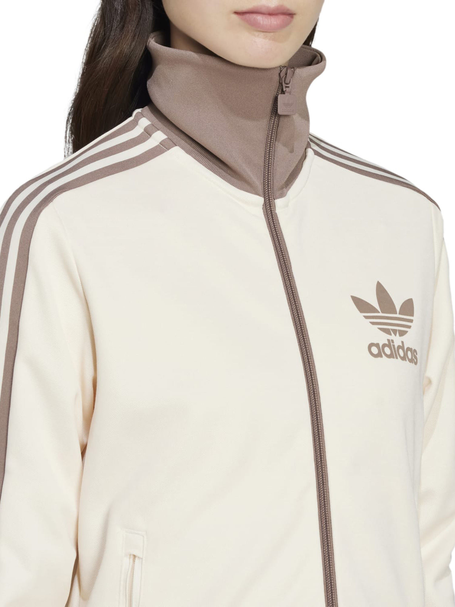 Buy adidas Originals BECKENBAUER TT Women Off White Stripes Jacket