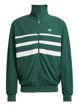 adidas Originals - Q12 MONOGRAM T Men Green Stripes Jacket